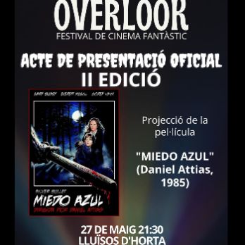Presentació Festival Overlook - Miedo Azul