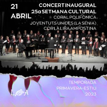 Concert inaugural 25a Setmana Cultural