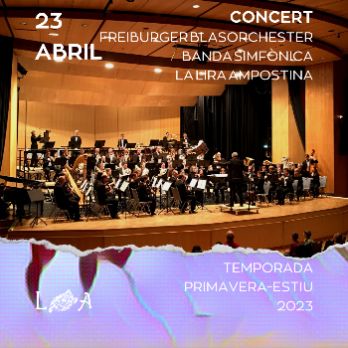 Concert Freiburger Blasorchester i BM La Lira Ampostina