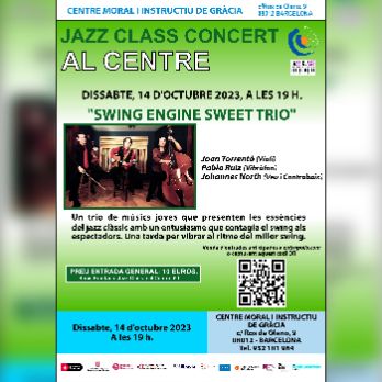 Jazz Class Concert: Swing Engine Sweet Trio
