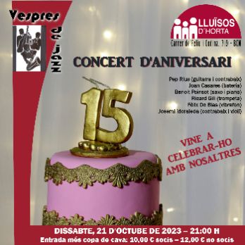 Vespres de Jazz - Concert d'Aniversari