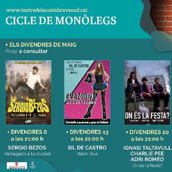 Abonament 2 espectacles CICLE DE MONÒLEGS